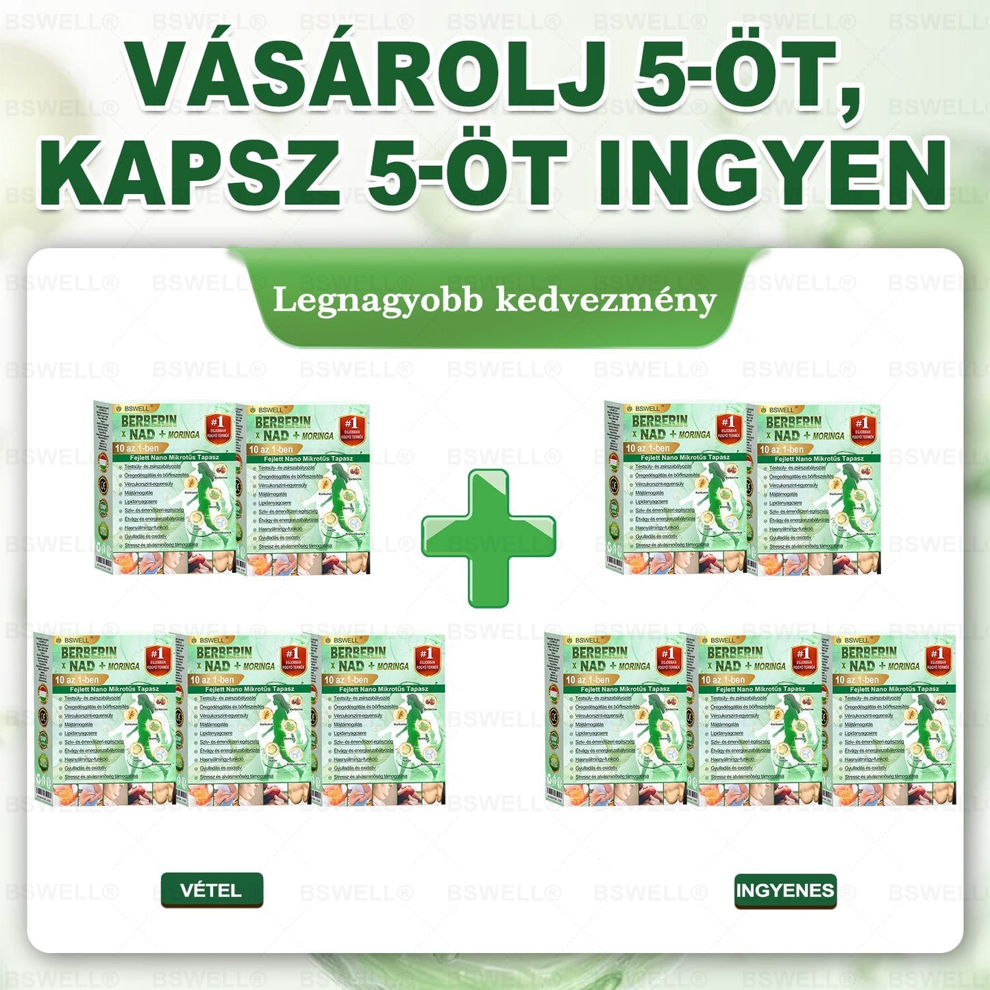 đżđ§ââïžBSWELLÂź Nano mikrotƱs karcsĂșsĂtĂł tapasz (Naponta csak egyszer, 28 nap alatt lĂĄthatĂł vĂĄltozĂĄsok â
ElhĂzĂĄs, szĂv- Ă©s Ă©rrendszeri egĂ©szsĂ©g, cukorbetegsĂ©g, alvĂĄsi apnoe, bĂ©lrendszeri egĂ©szsĂ©g, ĂzĂŒleti problĂ©mĂĄk Ă©s mĂ©g sok mĂĄs tĂĄmogatĂĄsĂĄra)