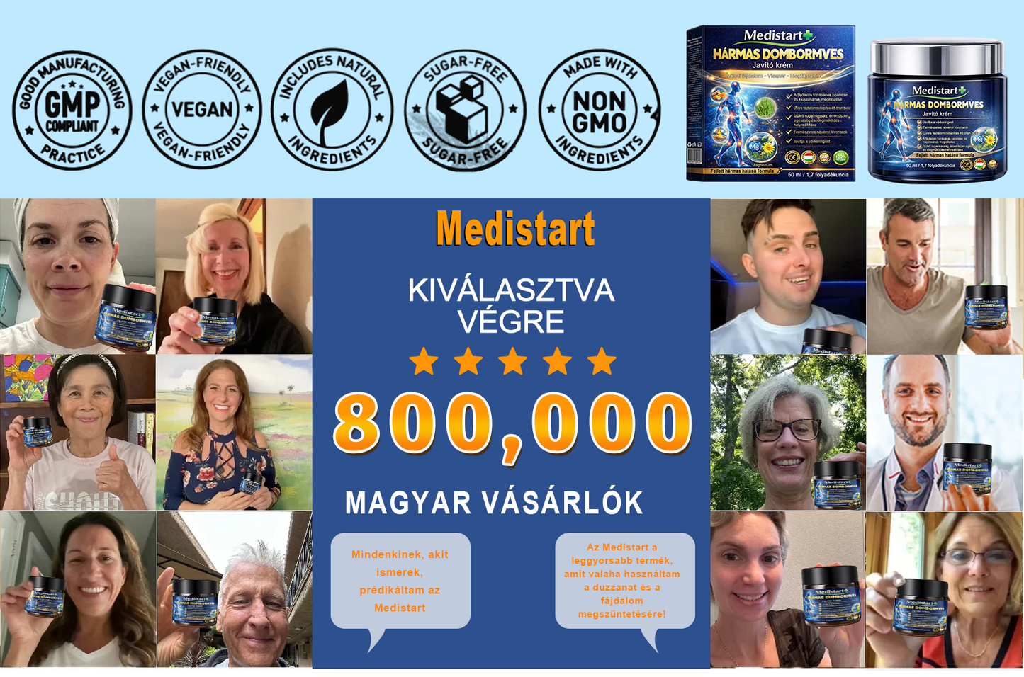 ✨🏃 Medistart® 3 az 1-ben regeneráló krém 🔥Ízületek és csontok számára, 5 perces fájdalomcsillapítás - 50 ml