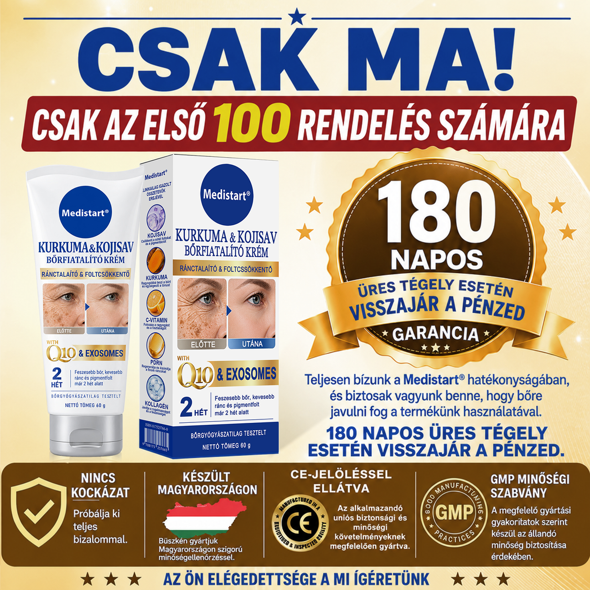 🧑‍⚕️Medistart® 𝐊𝐮𝐫𝐤𝐮𝐦𝐚 × 𝐊𝐨𝐣𝐢𝐧𝐬𝐚𝐯 𝐄́𝐣𝐬𝐳𝐚𝐤𝐚𝐢 Bőrfiatalító 𝐊𝐫𝐞́𝐦— 𝐇𝐚𝐥𝐯𝐚́𝐧𝐲𝐢́𝐭𝐬𝐝 𝐚 𝐦𝐚𝐤𝐚𝐜𝐬 𝐬𝐨̈𝐭𝐞́𝐭 𝐟𝐨𝐥𝐭𝐨𝐤𝐚𝐭 𝐞́𝐬 𝐬𝐢𝐦𝐢́𝐭𝐬𝐝 𝐤𝐢 𝐚 𝐥𝐚́𝐭𝐡𝐚𝐭𝐨́ 𝐫𝐚́𝐧𝐜𝐨𝐤𝐚𝐭 𝐚𝐥𝐯𝐚́𝐬 𝐤𝐨̈𝐳𝐛𝐞𝐧 🌙 ✅ 𝐄́𝐣𝐬𝐳𝐚𝐤𝐚́𝐧𝐤𝐞́𝐧𝐭 𝐞𝐠𝐲 𝐥𝐞́𝐩𝐞́𝐬 · 𝐋𝐚́𝐭𝐡𝐚𝐭𝐨́ 𝐯𝐚́𝐥𝐭𝐨𝐳𝐚́𝐬 𝟕 𝐞́𝐣𝐬𝐳𝐚𝐤𝐚 𝐚𝐥𝐚𝐭𝐭 💯