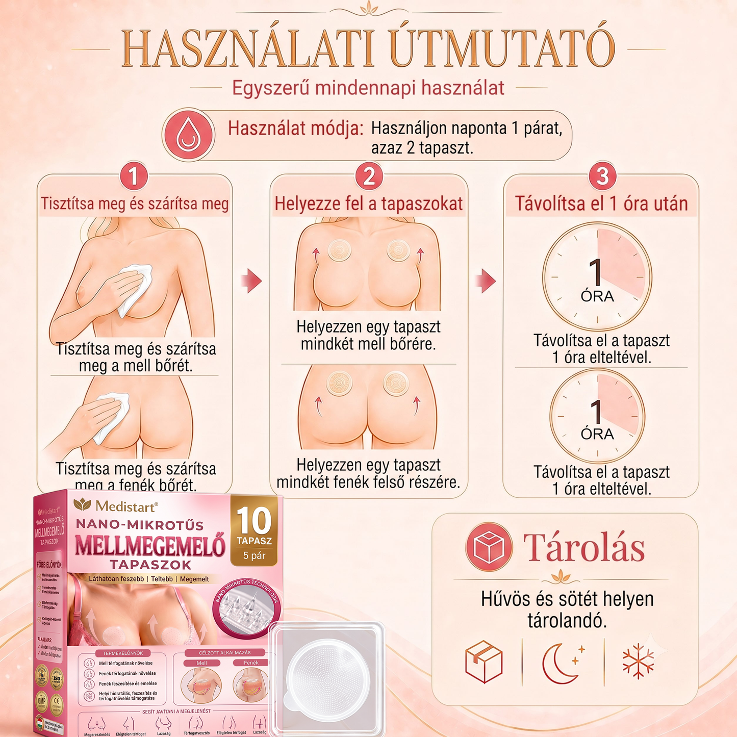 🔥Medistart® Célzott Mellnagyobbító Fejlett Nano Mikrotűs Tapasz