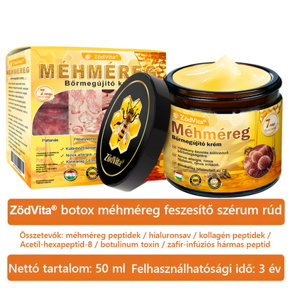🧑‍⚕️ ZödVita® Méhméreg Bőr Helyreállító Krém 🐝🔥Magyar fejlesztés, magyarországi gyártás és szállítás