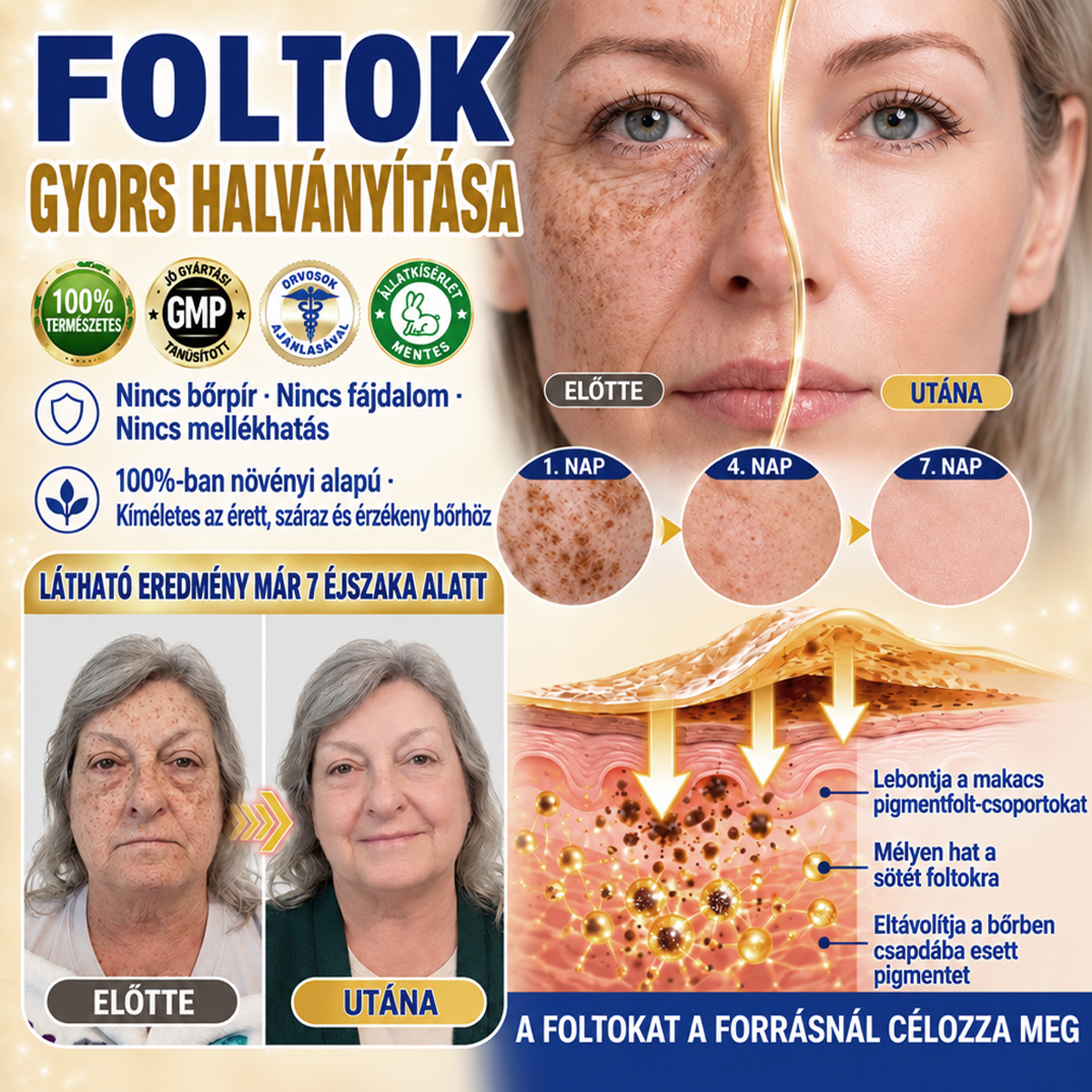 🧑‍⚕️Medistart® 𝐊𝐮𝐫𝐤𝐮𝐦𝐚 × 𝐊𝐨𝐣𝐢𝐧𝐬𝐚𝐯 𝐄́𝐣𝐬𝐳𝐚𝐤𝐚𝐢 Bőrfiatalító 𝐊𝐫𝐞́𝐦— 𝐇𝐚𝐥𝐯𝐚́𝐧𝐲𝐢́𝐭𝐬𝐝 𝐚 𝐦𝐚𝐤𝐚𝐜𝐬 𝐬𝐨̈𝐭𝐞́𝐭 𝐟𝐨𝐥𝐭𝐨𝐤𝐚𝐭 𝐞́𝐬 𝐬𝐢𝐦𝐢́𝐭𝐬𝐝 𝐤𝐢 𝐚 𝐥𝐚́𝐭𝐡𝐚𝐭𝐨́ 𝐫𝐚́𝐧𝐜𝐨𝐤𝐚𝐭 𝐚𝐥𝐯𝐚́𝐬 𝐤𝐨̈𝐳𝐛𝐞𝐧 🌙 ✅ 𝐄́𝐣𝐬𝐳𝐚𝐤𝐚́𝐧𝐤𝐞́𝐧𝐭 𝐞𝐠𝐲 𝐥𝐞́𝐩𝐞́𝐬 · 𝐋𝐚́𝐭𝐡𝐚𝐭𝐨́ 𝐯𝐚́𝐥𝐭𝐨𝐳𝐚́𝐬 𝟕 𝐞́𝐣𝐬𝐳𝐚𝐤𝐚 𝐚𝐥𝐚𝐭𝐭 💯
