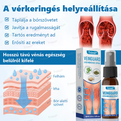 💚Trimil® VeinGuard Gyógynövényes Spray - ✅ Klinikailag bizonyított, hogy mindössze 7 nap alatt megszünteti a visszereket!