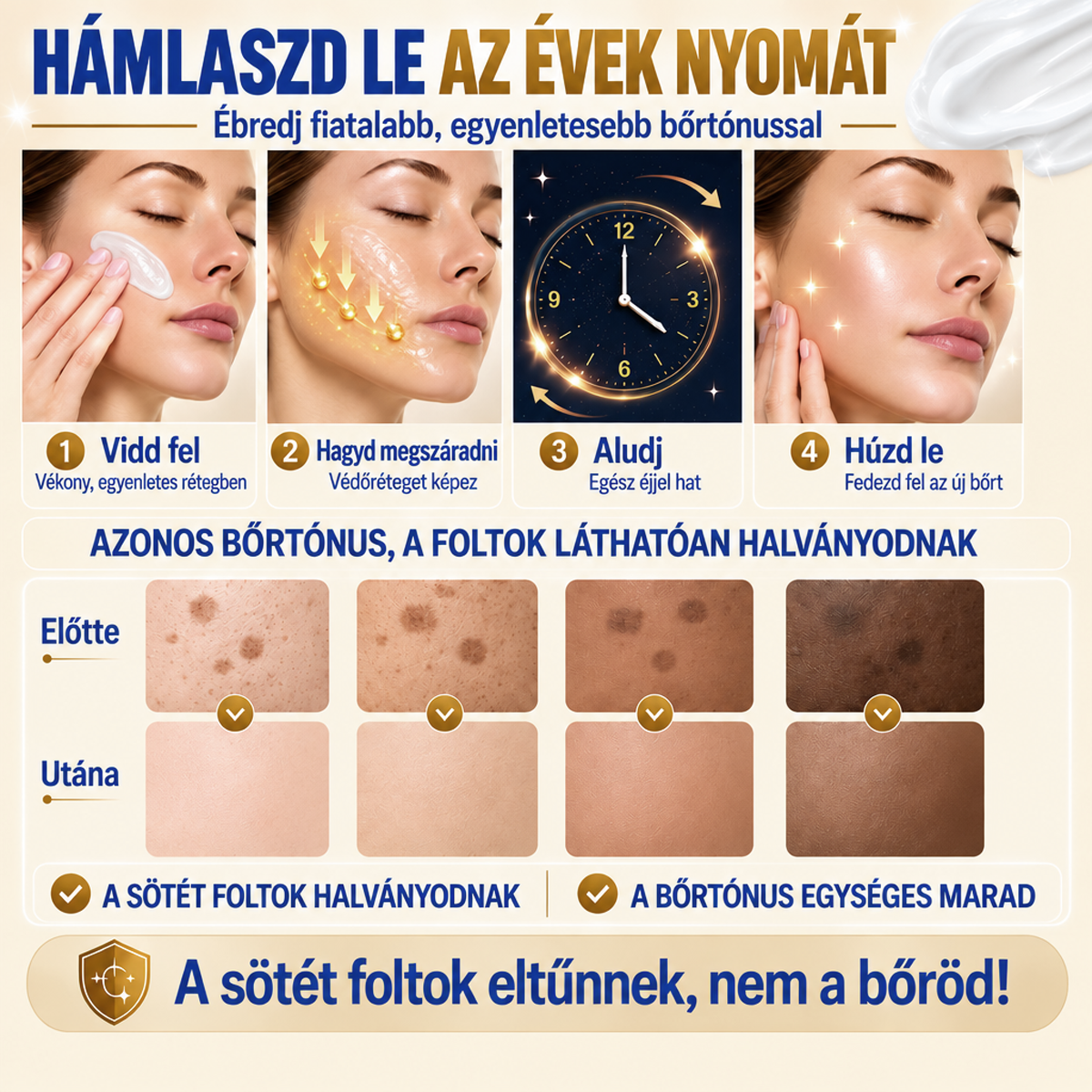 🧑‍⚕️Medistart® 𝐊𝐮𝐫𝐤𝐮𝐦𝐚 × 𝐊𝐨𝐣𝐢𝐧𝐬𝐚𝐯 𝐄́𝐣𝐬𝐳𝐚𝐤𝐚𝐢 Bőrfiatalító 𝐊𝐫𝐞́𝐦— 𝐇𝐚𝐥𝐯𝐚́𝐧𝐲𝐢́𝐭𝐬𝐝 𝐚 𝐦𝐚𝐤𝐚𝐜𝐬 𝐬𝐨̈𝐭𝐞́𝐭 𝐟𝐨𝐥𝐭𝐨𝐤𝐚𝐭 𝐞́𝐬 𝐬𝐢𝐦𝐢́𝐭𝐬𝐝 𝐤𝐢 𝐚 𝐥𝐚́𝐭𝐡𝐚𝐭𝐨́ 𝐫𝐚́𝐧𝐜𝐨𝐤𝐚𝐭 𝐚𝐥𝐯𝐚́𝐬 𝐤𝐨̈𝐳𝐛𝐞𝐧 🌙 ✅ 𝐄́𝐣𝐬𝐳𝐚𝐤𝐚́𝐧𝐤𝐞́𝐧𝐭 𝐞𝐠𝐲 𝐥𝐞́𝐩𝐞́𝐬 · 𝐋𝐚́𝐭𝐡𝐚𝐭𝐨́ 𝐯𝐚́𝐥𝐭𝐨𝐳𝐚́𝐬 𝟕 𝐞́𝐣𝐬𝐳𝐚𝐤𝐚 𝐚𝐥𝐚𝐭𝐭 💯